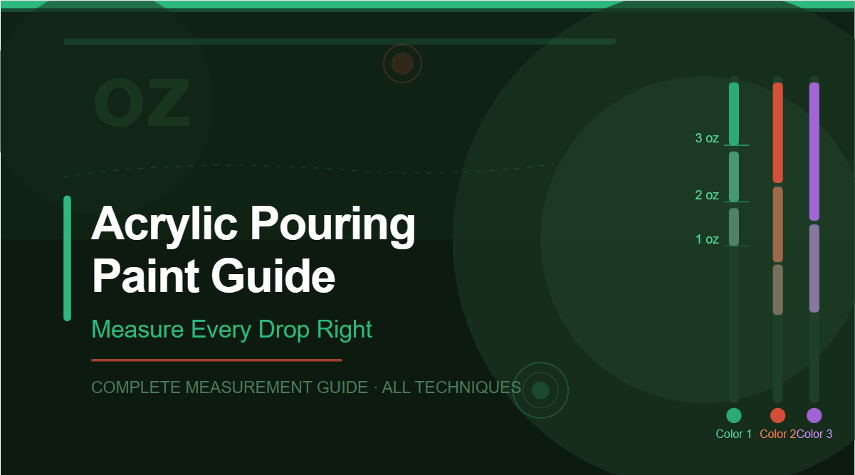 Acrylic Pouring Paint Guide: Measure Every Drop Right