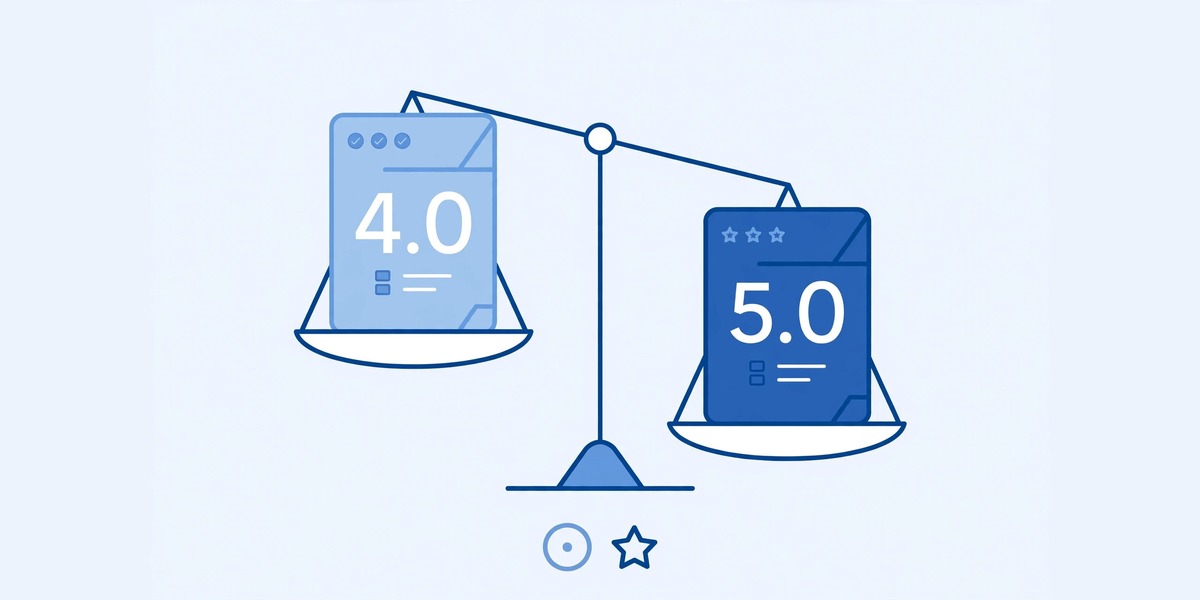 Comparison chart showing weighted versus unweighted GPA scales side by side