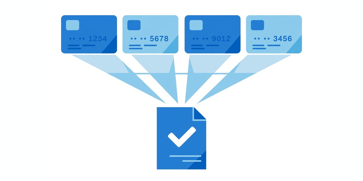 Debt consolidation loan combining multiple debts into one payment