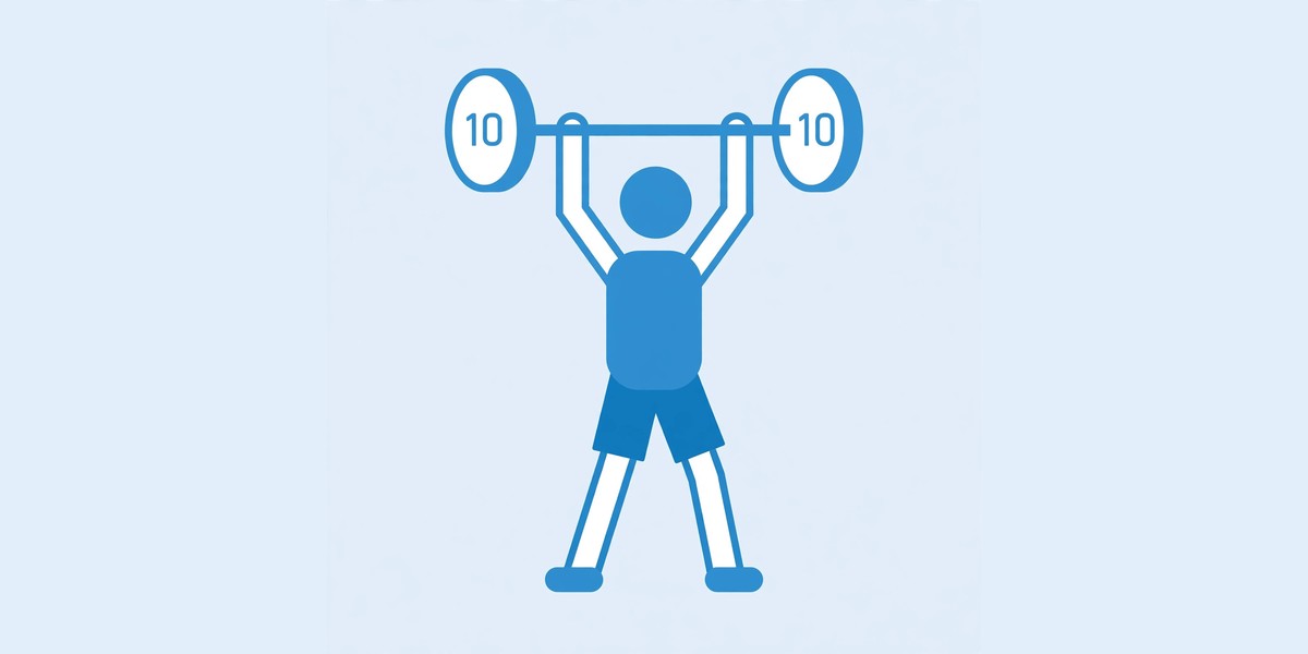 Infographic showing how the Epley formula estimates one-rep max from weight and reps