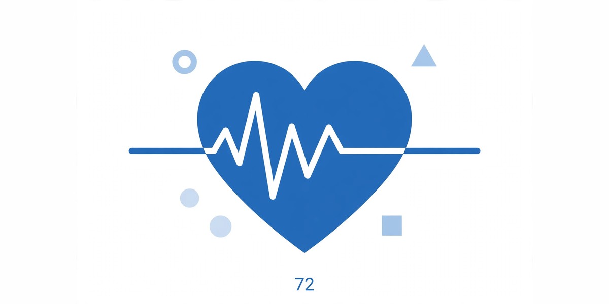 Stylized heart with a pulse line across it